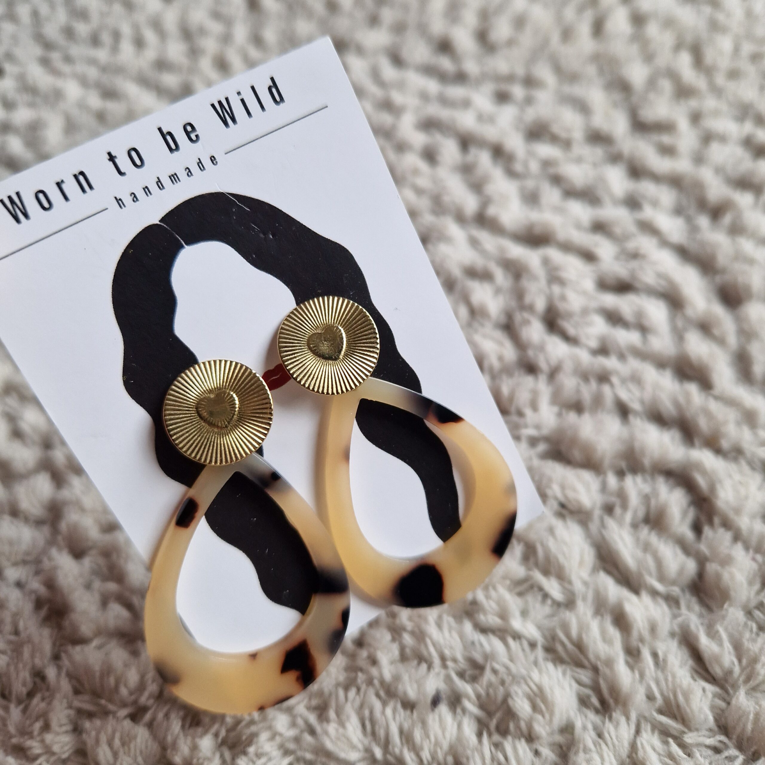 resin oorbellen